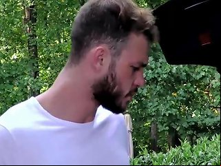 Sweet Beaux Banks Asshole Pounded Outside By Cliff